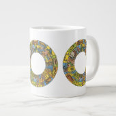 hemeldier, astrologisch dierlijk wiel grote koffiekop (Voorkant rechts)