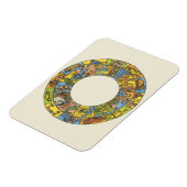 hemeldier, astrologisch dierlijk wiel magneet (Linkerzijde)