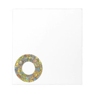  hemeldier, astrologisch dierlijk wiel notitieblok