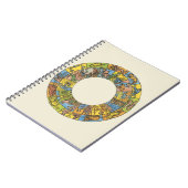  hemeldier, astrologisch dierlijk wiel notitieboek (Linkerzijde)