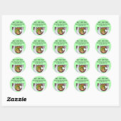 hemelduiken ronde sticker (Vel)