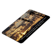 Hemelen verklaren de glorie van God Foto Magneet (Linkerzijde)