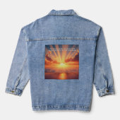 Hemelen verklaren de heerlijkheid: God & Schepping Denim Jacket (Achterkant)