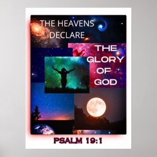 'Hemelen verklaren de heerlijkheid van God' Poster