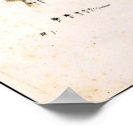  hemelenkaart poster (Hoek)