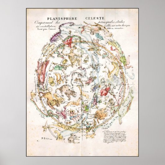  hemelenkaart poster (Voorkant)