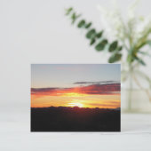 hemelfoto op heek briefkaart (Staand voorkant)