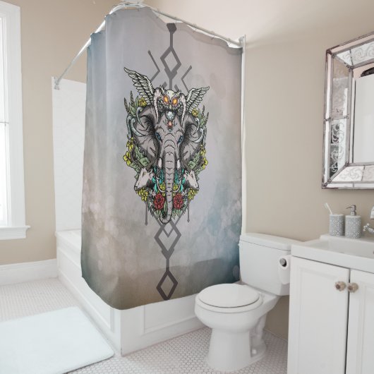 Hemelfuel Douchegordijn (In situ)