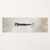 Hemelgoud Maan Yoga Meisje Yogamat (Voorkant (horizontaal))