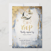 Hemelgouden maansterren kaart (Voorkant)