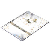 Hemelgouden maansterren notitieboek (Linkerzijde)