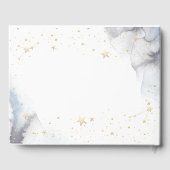 Hemelgouden zon, maan, sterren gastenboek (Achterkant)