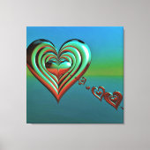 Hemelhoog Hart Canvas Afdruk (Voorkant)