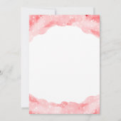 Hemelkanker Astrologie Rood Baby shower Kaart (Achterkant)