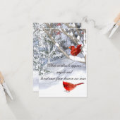 hemelkardinalen kaart (Voorkant / Achterkant in situ)