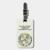  hemellichaam, Arabische sfeer, sterrenbeelden Bagagelabel (Voorkant verticaal)