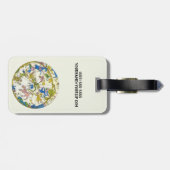  hemellichaam, Arabische sfeer, sterrenbeelden Bagagelabel (Achterkant horizontaal)