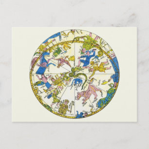  hemellichaam, Arabische sfeer, sterrenbeelden Briefkaart