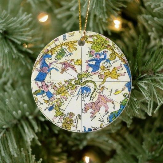  hemellichaam, Arabische sfeer, sterrenbeelden Keramisch Ornament (Boom)
