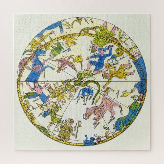 hemellichaam, Arabische sfeer, sterrenbeelden Legpuzzel (Verticaal)