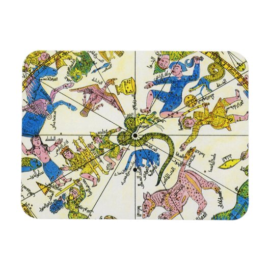  hemellichaam, Arabische sfeer, sterrenbeelden Magneet (Horizontaal)