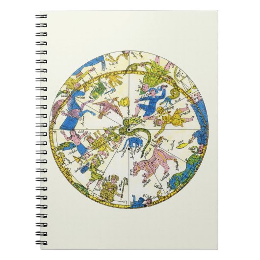  hemellichaam, Arabische sfeer, sterrenbeelden Notitieboek (Voorkant)