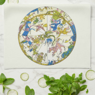 hemellichaam, Arabische sfeer, sterrenbeelden Theedoek