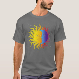 Hemellichamen Maan Astronomie Zon Astrologie T-shirt