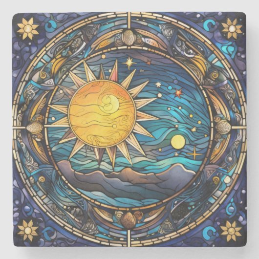 hemellichamen-Onderzetter Stenen Onderzetter (Voorkant)