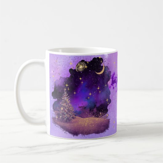 Hemellijke kerstwensen koffiemok (Links)