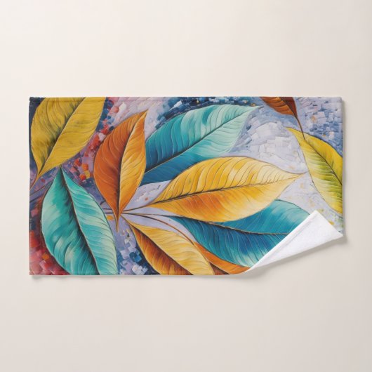 hemelluifel | Ontwerp van Sun & Sky Leaf Bad Handdoek (Handdoek)