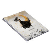 Hemelmaan bloemen, sterren notitieboek (Rechterzijde)