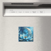 Hemelmaan en lotusbloem magneet (Insitu (Vaatwasser))