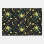 hemelmaan en ster inpakpapier vel (Voorkant)