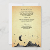  hemelmaan fases bruiloft kaart (Achterkant)