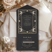  hemelmaansterren bruiloft all in one uitnodiging