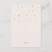 hemelmaansterren bruiloft details informatiekaartje (Achterkant)