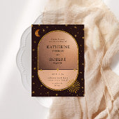  hemelmaansterren bruiloft kaart