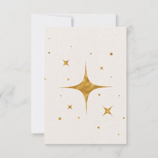 hemelmaansterren slaan de datum op kaart (Achterkant)