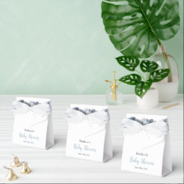 Hemelmarine Waterverf Wolken Baby Shower Favor Bedankdoosjes