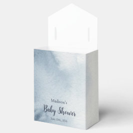 Hemelmarine Waterverf Wolken Baby Shower Favor Bedankdoosjes