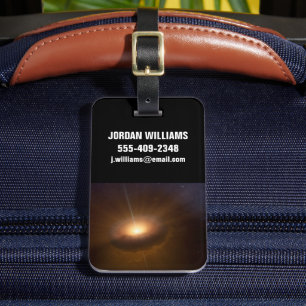 Hemelobject CX330. Bagagelabel