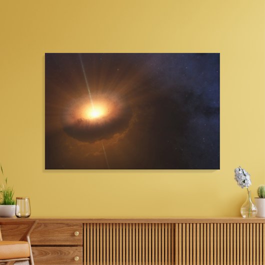 Hemelobject CX330. Canvas Afdruk (Insitu (Woonkamer))