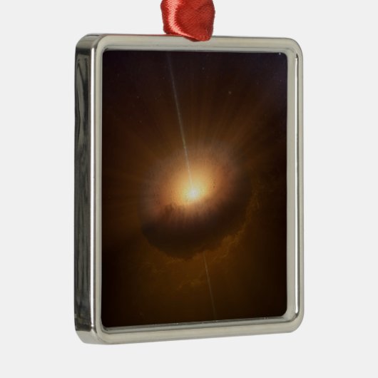 Hemelobject CX330. Metalen Ornament (Rechts)