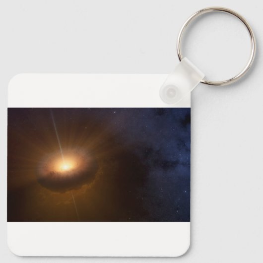 Hemelobject CX330. Sleutelhanger (Achterkant)