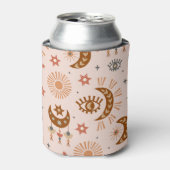 Hemeloog, maan, zonpatroon. blikjeskoeler (Blikje Voorkant)