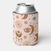 Hemeloog, maan, zonpatroon. blikjeskoeler (Blikje Achterkant)