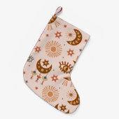 Hemeloog, maan, zonpatroon. kleine kerstsok (Voorkant (Hangend))