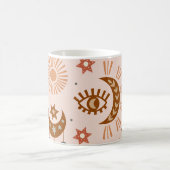 Hemeloog, maan, zonpatroon. koffiemok (Center)