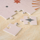 Hemeloog, maan, zonpatroon. legpuzzel (Zijkant)